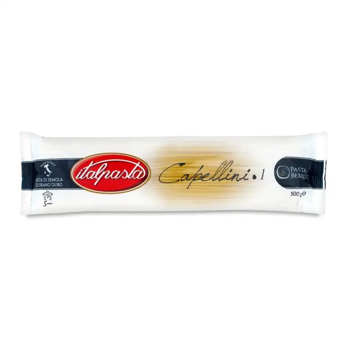 Макарони ITALPASTA твердих сортів Спагетті Капелліні Італія 500г